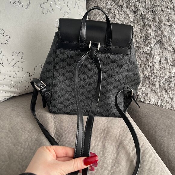 Black & Gray MK Backpack - Picture 2 of 6